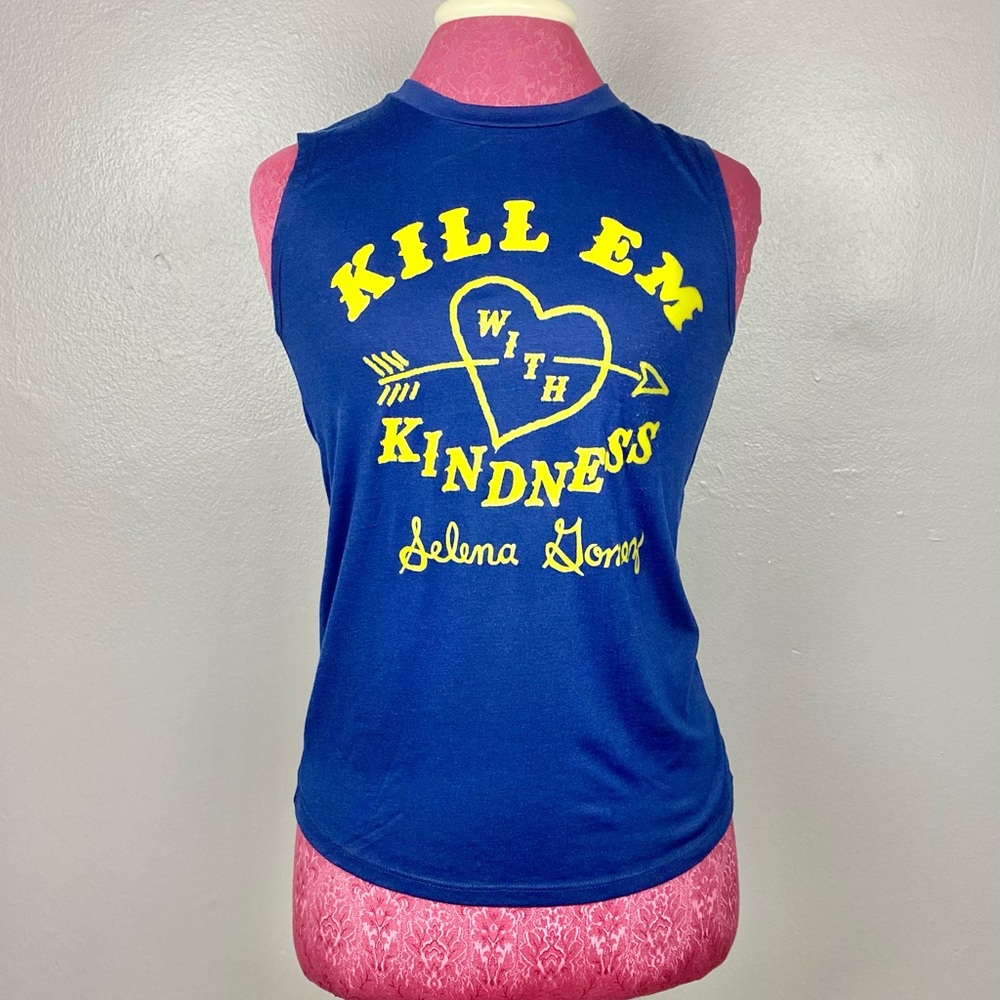 Selena Gomez Kill Em With Kindness Sleeveless T-shirt